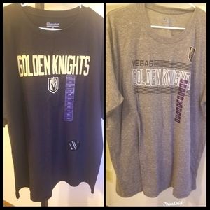 Two Golden Knights t-shirts